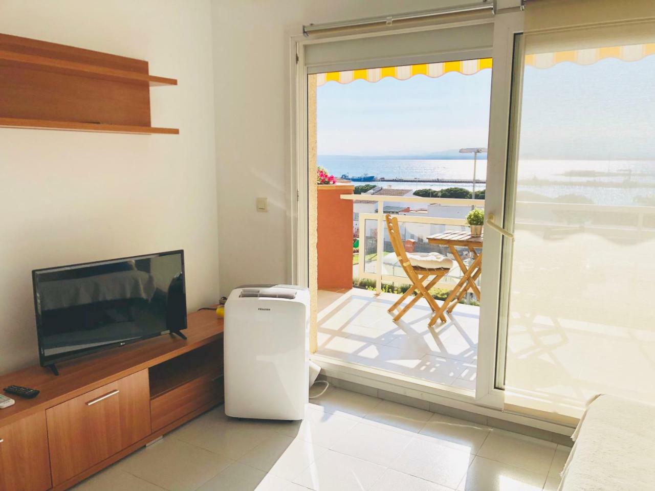 Roc Mar 3 3D - Apartamento Cerca Del Centro Y De La Playa - Terraza Con Vistas Al Mar Y Al Puerto Roses Exterior photo